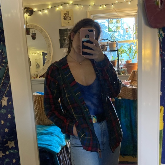 L. L. Bean flannel hoodie - zip - relaxed fit - Picture 2 of 5